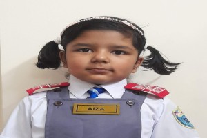 Three people are standing